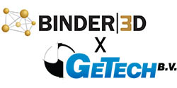 Binder3D x GeTech logo's